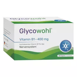 GLYCOWOHL Vitamin B1 Thiamin 400 mg kapsle s vysokou dávkou, 200 ks