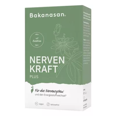 BAKANASAN Nerve Power Plus kapsle, 60 kapslí